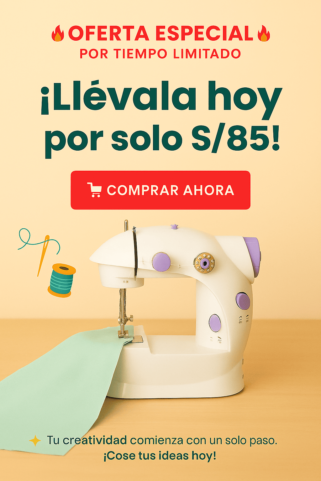 NUEVA MAQUINA PARA COSER