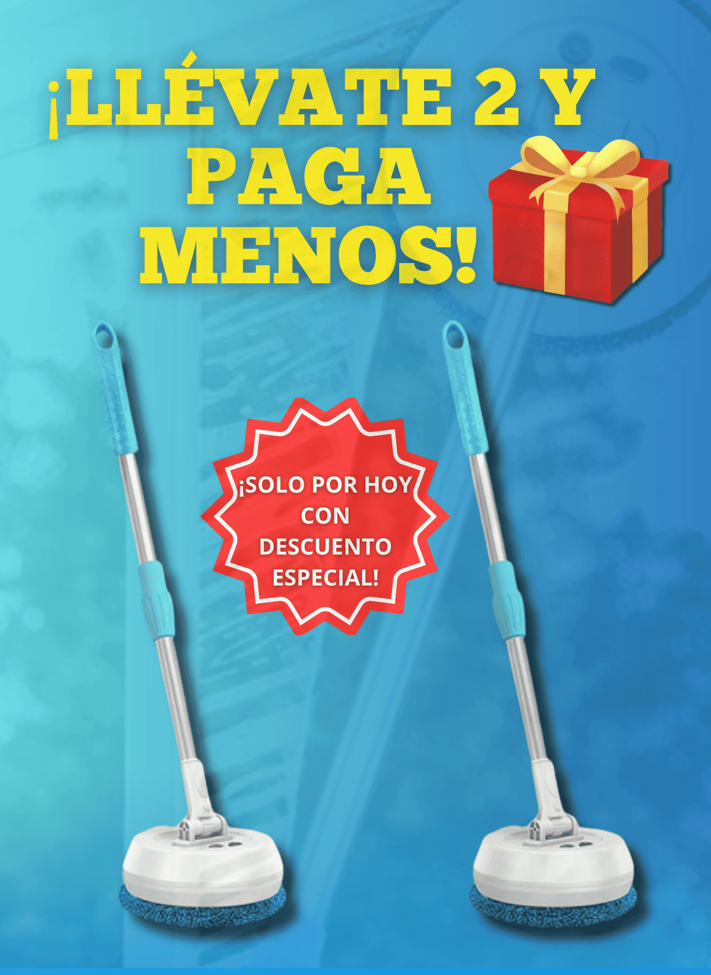 SMARTCLEAN 2 EN 1 - TRAPEADOR ELECTRICO