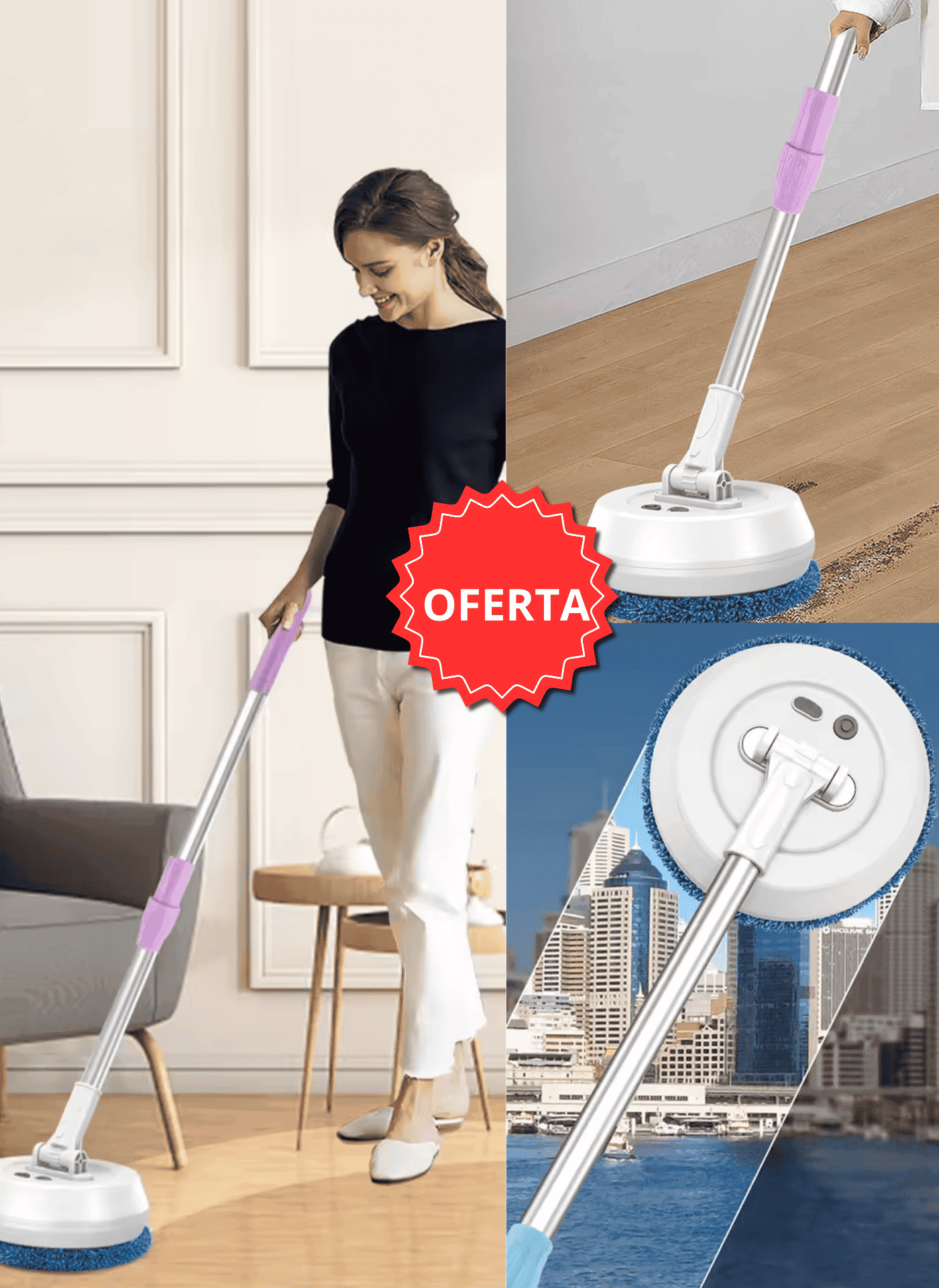 SMARTCLEAN 2 EN 1 - TRAPEADOR ELECTRICO