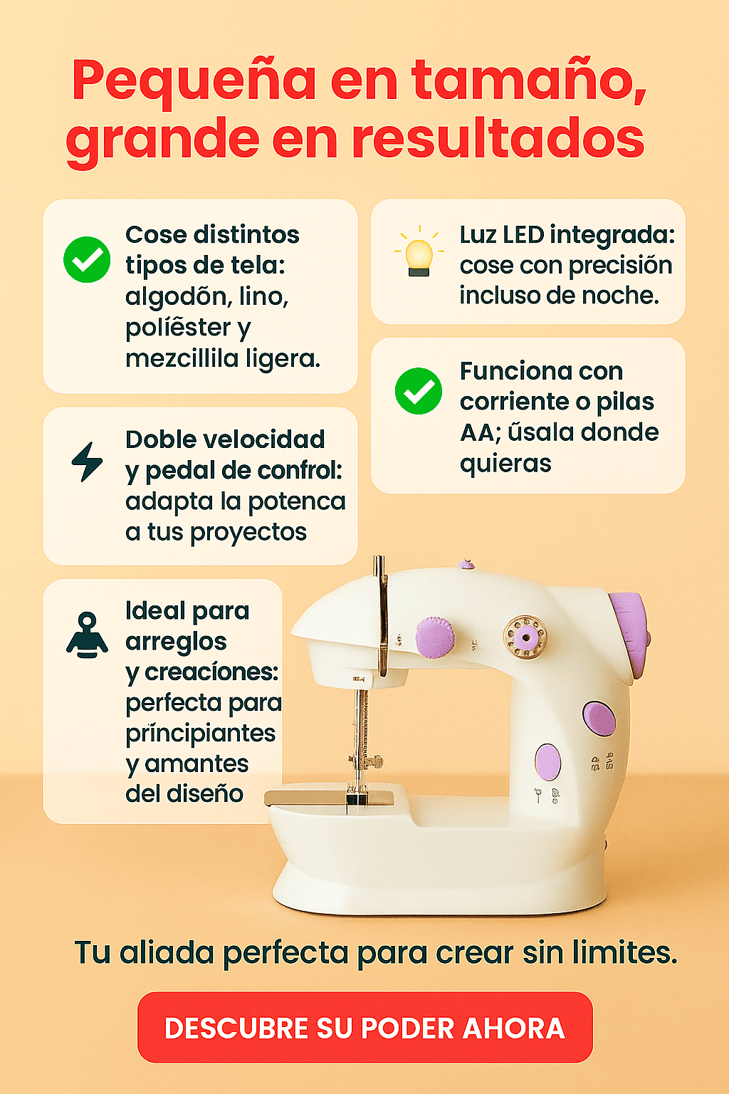 NUEVA MAQUINA PARA COSER