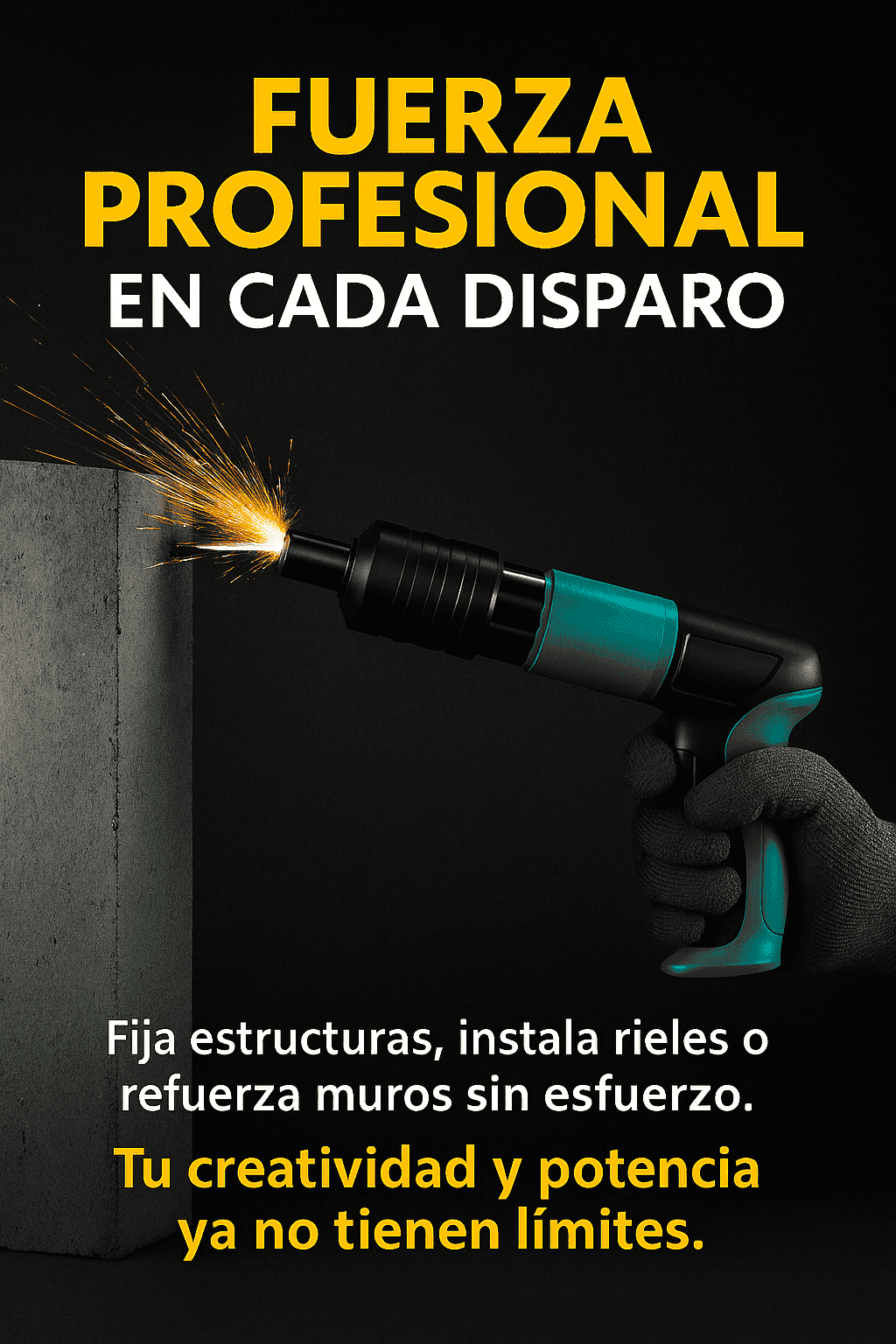 NUEVA PISTOLA FULMINANTE PARA CLAVOS