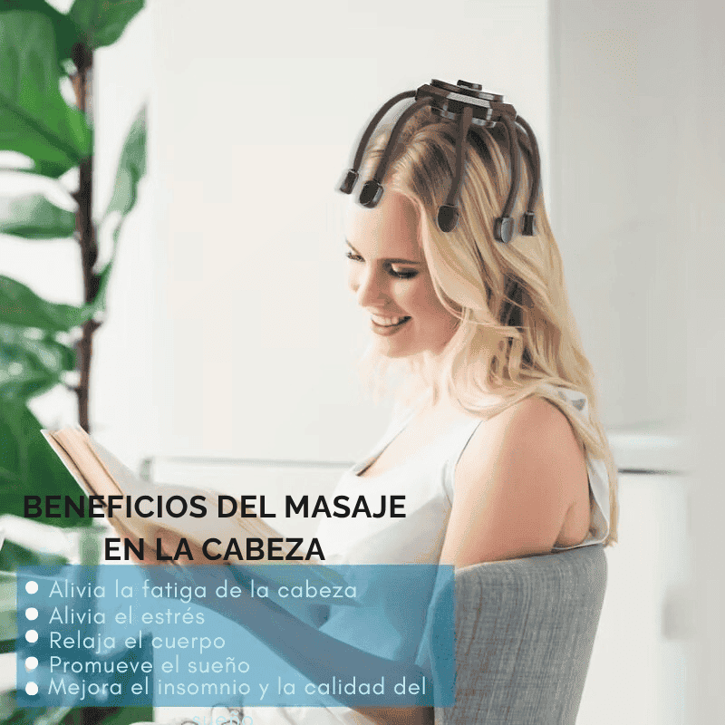 Masajeador de cabeza eléctrico