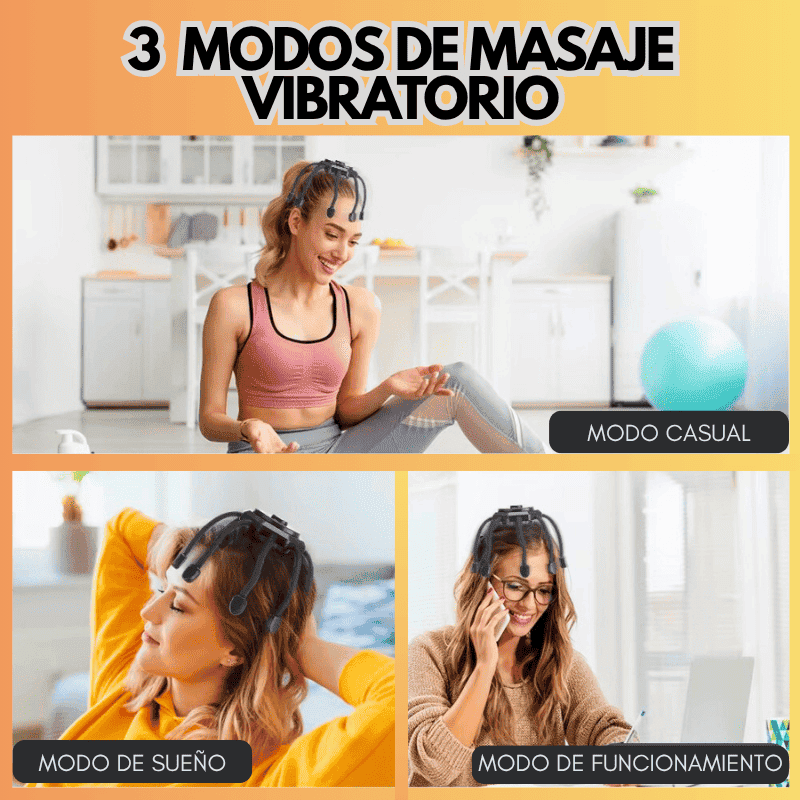 Masajeador de cabeza eléctrico