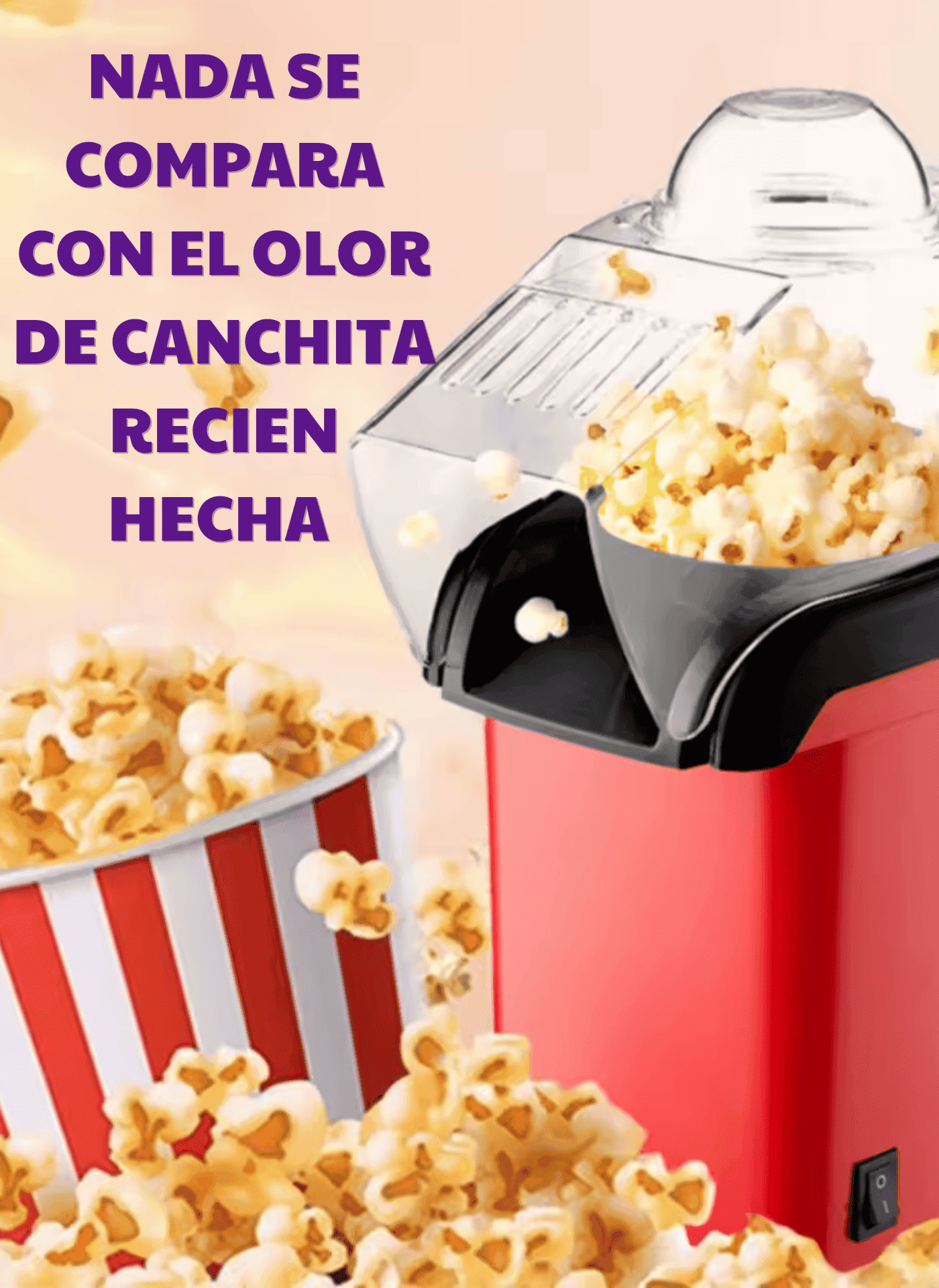 NUEVA MAQUINA PARA HACER CANCHITA POPCORN