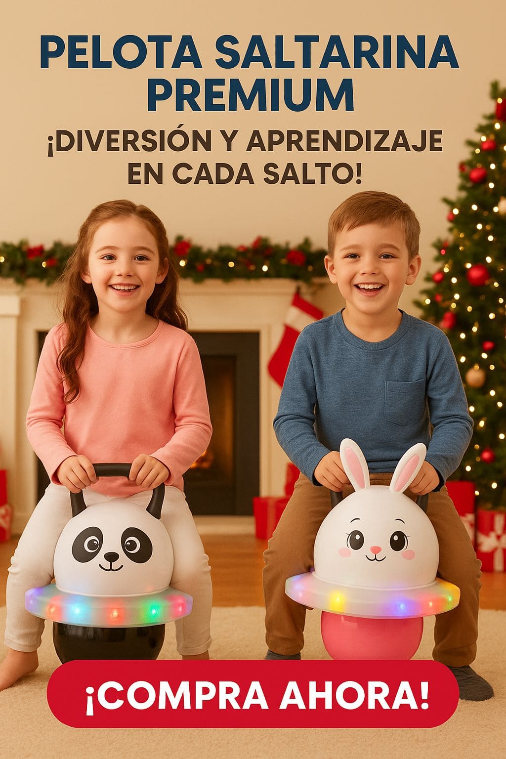 PELOTA SALTARINA LED MUSICAL - DIVERSION, MOVIMIENTO Y APRENDIZAJE